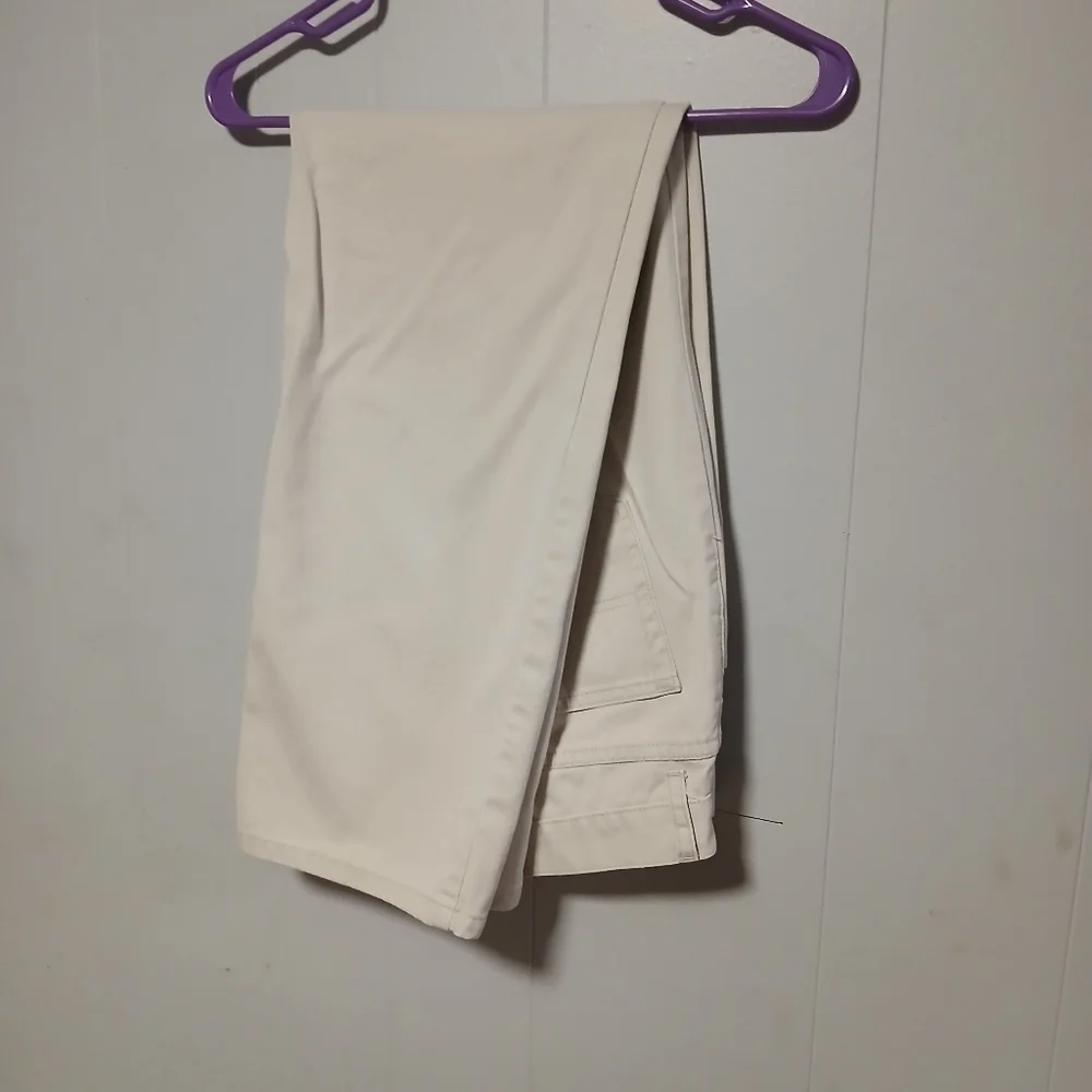 Ralph Lauren polo jean  company ladies off white jeans. Size 6 - Picture 7 of 12